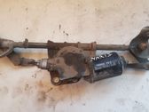 Front wiper linkage and motor