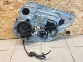 Rear window lifting mechanism without motor