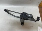 Front wiper linkage and motor