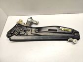 Rear door window regulator with motor