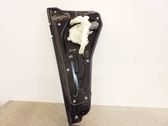 Rear door window regulator with motor