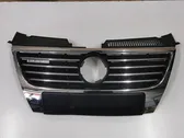 Front bumper upper radiator grill