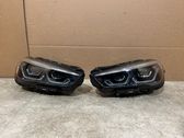 Headlights/headlamps set