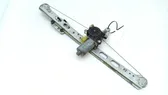 Rear door window regulator with motor