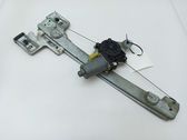 Rear door window regulator with motor