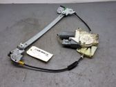 Rear door window regulator with motor