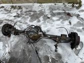 Rear axle beam with reductor