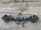 Rear axle beam with reductor