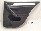 Rear door card panel trim