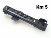 Seat belt adjustment rail