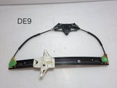Rear door window regulator with motor