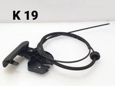 Engine bonnet/hood lock release cable