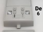 Headlining lighting console trim