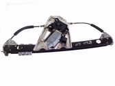 Rear door window regulator with motor