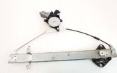 Rear door window regulator with motor