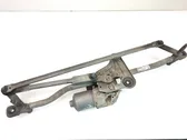 Front wiper linkage and motor