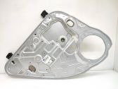 Rear window lifting mechanism without motor