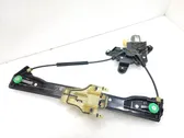 Rear door window regulator with motor