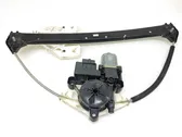 Rear door window regulator with motor