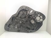 Rear window lifting mechanism without motor