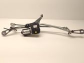 Front wiper linkage and motor