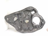 Rear window lifting mechanism without motor
