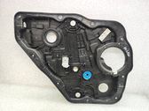 Rear window lifting mechanism without motor