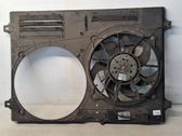 Radiator cooling fan shroud