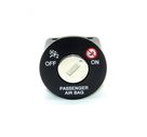 Passenger airbag on/off switch