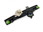Rear window lifting mechanism without motor