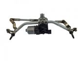 Front wiper linkage and motor