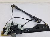 Front window lifting mechanism without motor