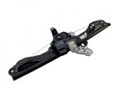 Rear window lifting mechanism without motor