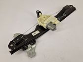 Sliding door window regulator with motor