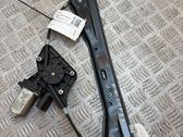 Rear door window regulator with motor