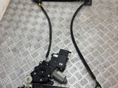 Rear door window regulator with motor