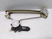 Rear door window regulator with motor