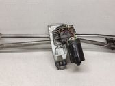 Front wiper linkage and motor