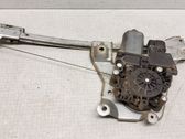 Rear door window regulator with motor