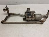 Front wiper linkage and motor