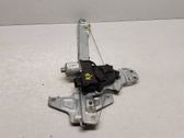 Rear door window regulator with motor