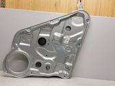 Rear window lifting mechanism without motor
