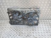 Radiator cooling fan shroud