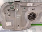 Rear window lifting mechanism without motor