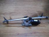 Front wiper linkage and motor