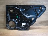 Rear window lifting mechanism without motor