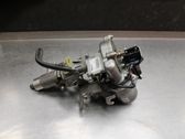 Steering wheel axle set
