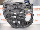 Rear door window regulator with motor