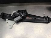 Rear door window regulator with motor