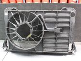 Radiator cooling fan shroud